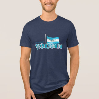 T-shirt En Tri-matière Tegucigalpa avec le drapeau du Honduras