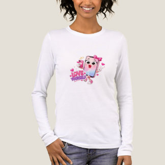 T-shirt En Tri-matière Téléphone Rose Mignon Design 3D Vibes Positives