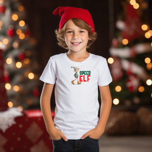 T-shirt En Tri-matière Tenue de Noël assortie pour fils sarcasme