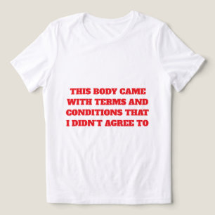 T-shirt En Tri-matière Termes et conditions T-shirt