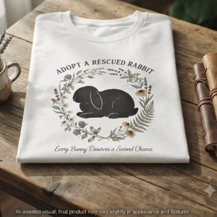 T-shirt En Tri-matière Terre tendre Résurgence botanique Lapin