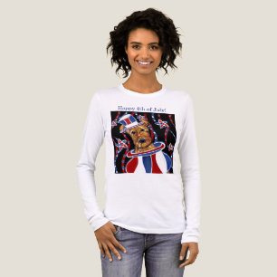 T-SHIRT  EN TRI-MATIÈRE TERRIER AIRDALÉ  