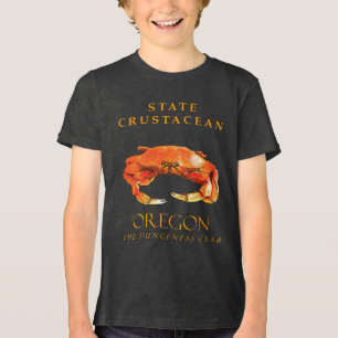 T-shirt En Tri-matière Territoire de l'Oregon Crustacé Le Crabe de Dungen