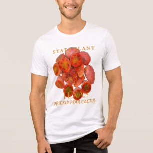 T-shirt En Tri-matière Territoire du Texas Plante Cactus Figue de Barbari