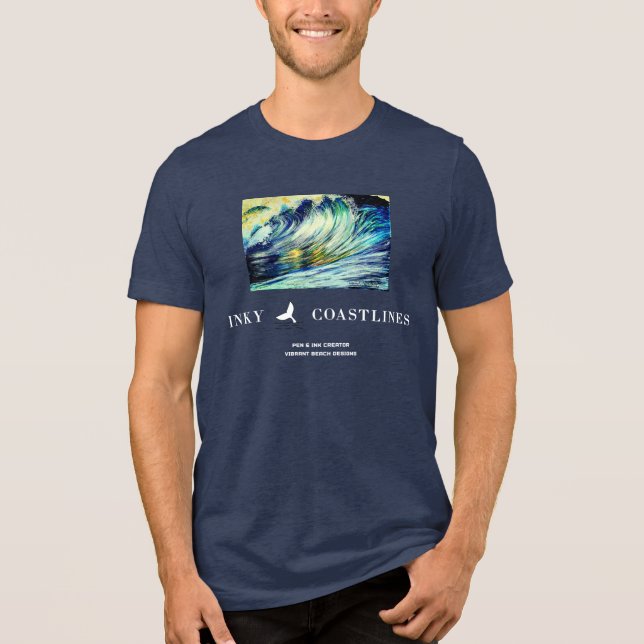 T-shirt En Tri-matière Tête à vague Unisex Wipeout (Recto)