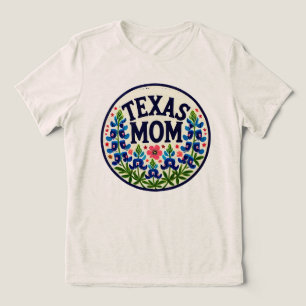 T-shirt En Tri-matière Texas Maman Fête des mères texas Bluebonnets
