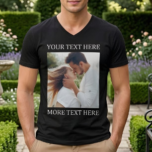 T-shirt En Tri-matière Texte personnalisé et photo