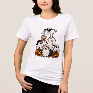 T-shirt En Tri-matière Thé aux perles Cool Panther Soirée Halloween de st