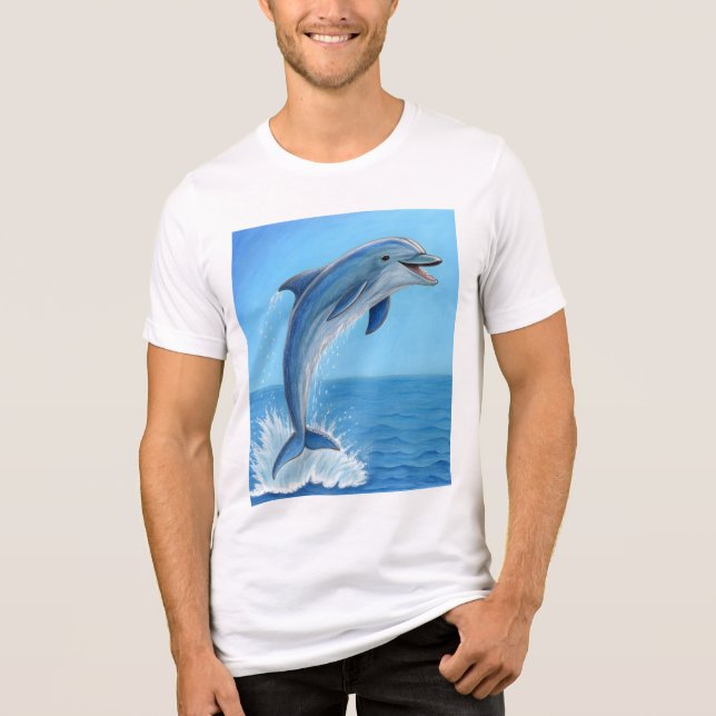 T-shirt En Tri-matière The Dolphin’s Silent Dance (Recto)