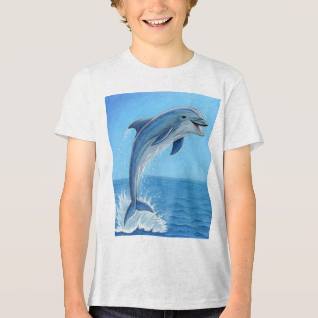 T-shirt En Tri-matière The Dolphin’s Silent Dance (Recto)