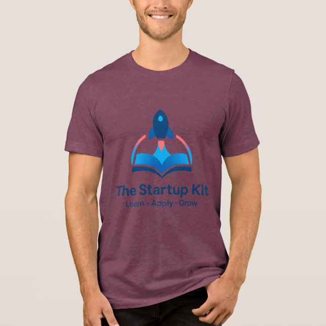 T-shirt En Tri-matière The Startup Kit Founder - Bella+Canvas Men's (Recto)