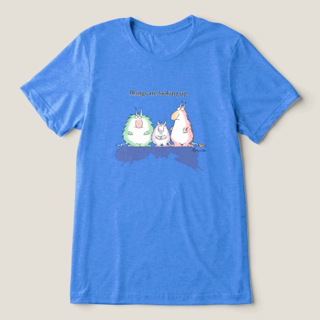 T-shirt En Tri-matière THINGS ARE LOOKING UP par Sandra Boynton (Design Recto)