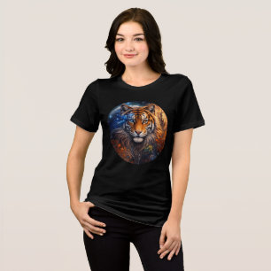 T-shirt En Tri-matière Tiger Celeste – Fantastique jour et nuit