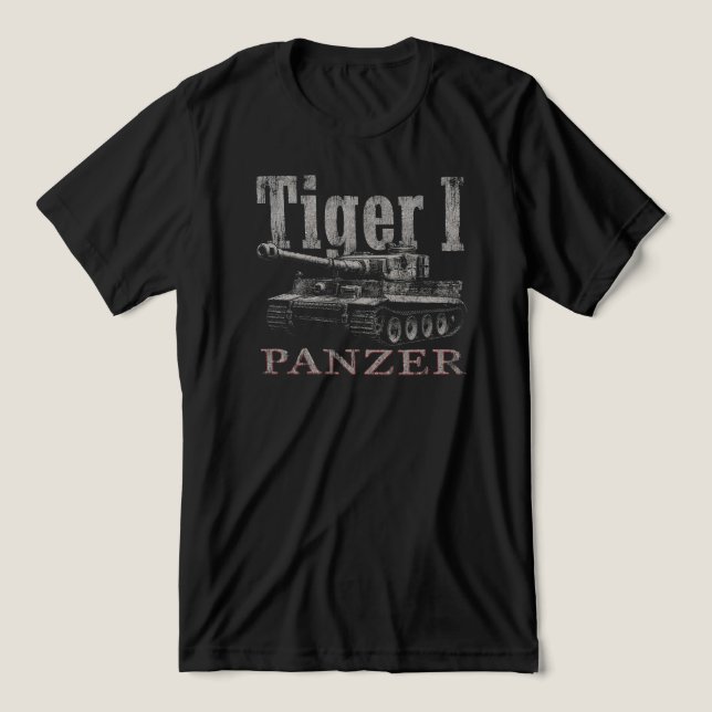 T-shirt En Tri-matière Tiger I Panzer  (Design Recto)