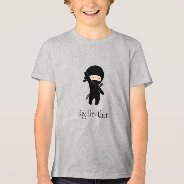 T-shirt En Tri-matière Tiny Happy Ninja - Big Brother (Recto)