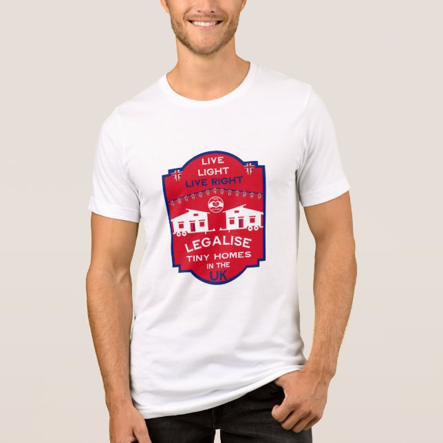 T-shirt En Tri-matière Tiny House UK (Recto)