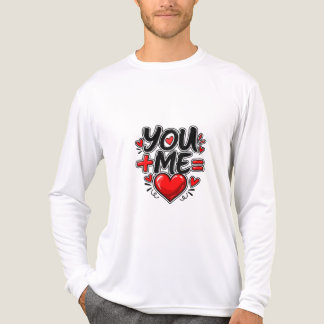 T-shirt En Tri-matière Toi + Moi = Amour Saint-Valentin Couple Assorti