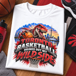 T-shirt En Tri-matière Toronto Basketball Déchaîne Mon Côté Sauvage