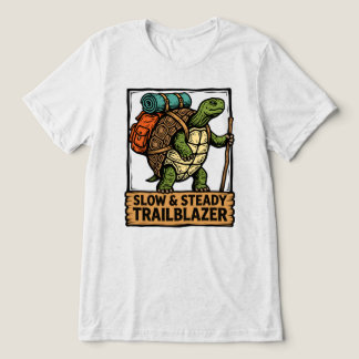 T-shirt En Tri-matière Tortue routarde lente et régulière