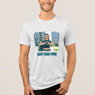 T-shirt En Tri-matière Tous les Casquettes meilleur papa jamais photo