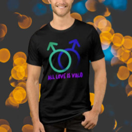 T-shirt En Tri-matière Tout Amour Est Un Symbole Mars Valide
