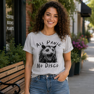 T-shirt En Tri-matière Tout Panique Pas de Disco Opossum Sauvage
