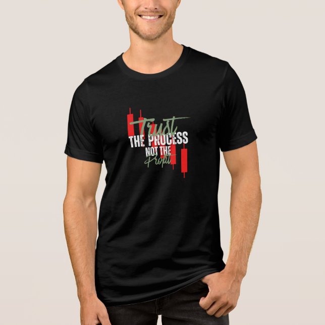 T-shirt En Tri-matière Trade Motivation | Trust | Self discipline (Recto)