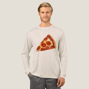 T-shirt En Tri-matière Tranche de pizza pepperoni classique de SlipperyJo