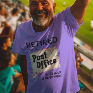 T-shirt En Tri-matière Travailleur de la poste retraité Mailman Funny