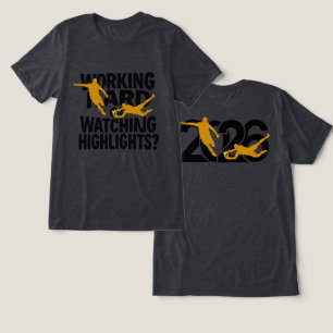 T-shirt En Tri-matière Travaillez Dur Ou Regardez Les Points Forts Footba
