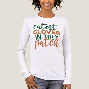 T-shirt En Tri-matière Trèfle le plus mignon de la parcelle St Patrick-60
