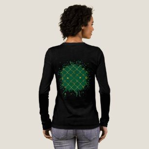T-shirt En Tri-matière Trèfles Dorés, Ciel d'Émeraude