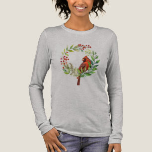 T-shirt En Tri-matière Très Classique Oiseau Rouge Cardinal