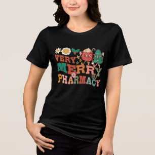 T-shirt En Tri-matière Très joli Noël en pharmacie