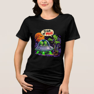 T-shirt En Tri-matière Trick Or Meat – Humour d'Halloween