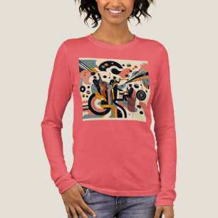 T-shirt En Tri-matière Trio Psychedelique de l'Ère du Jazz du Milieu du S
