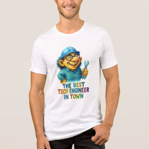 T-shirt En Tri-matière Troll d'ingénieur technique amusant - Meilleur ing