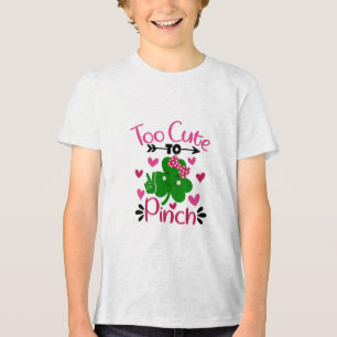 T-shirt En Tri-matière Trop mignon à Pinch - Saint Patrick's Day Fun