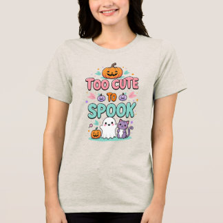 T-shirt En Tri-matière Trop mignon pour parler - Kawaii Pastel Halloween