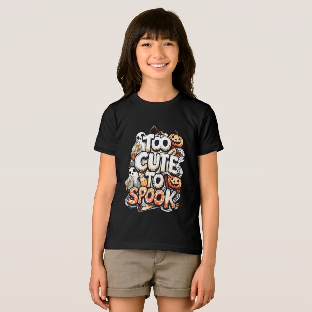 T-shirt En Tri-matière Trop Mignonne Pour Parler -Halloween (Recto plein)