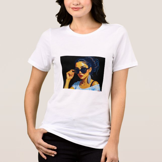 T-shirt En Tri-matière Tropical Girl T-Shirt (Recto)
