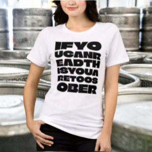 T-shirt En Tri-matière TropSober, instruction empilée Tee