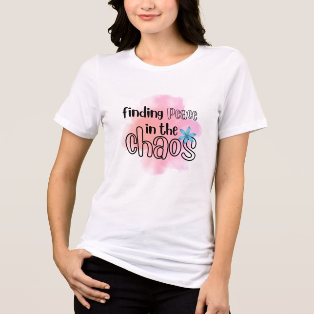 T-shirt En Tri-matière Trouver la paix (Recto)