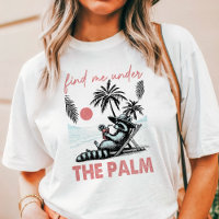 Trouvez-moi sous le raton laveur Palm