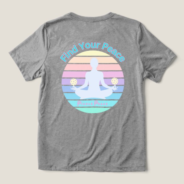 T-shirt En Tri-matière Trouvez votre paix (Design Verso)