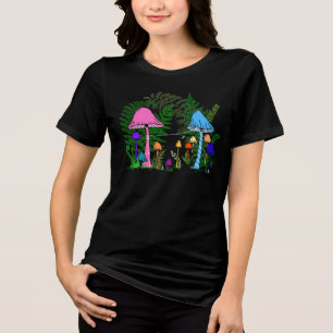 T-shirt En Tri-matière Tyrolienne Champignons Colorés