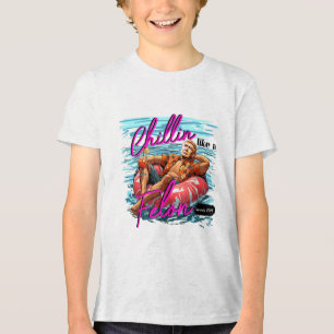 T-shirt En Tri-matière Un Chillin Comme Un Felon Drôle Trump Pour Le Prés