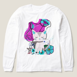 T-shirt En Tri-matière Un design coloré pour un amateur de chats branché
