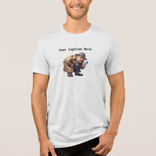 T-shirt En Tri-matière Un détective amateur en 3D à la recherche d'indice