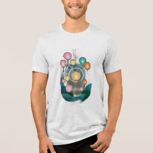 T-shirt En Tri-matière Un festival de lanternes en papier flottant